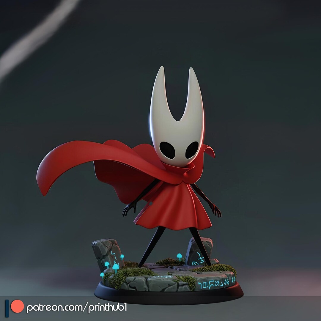 Hollow Knight Style 3D Printable Statue | Fan Art STL Digital Download ...