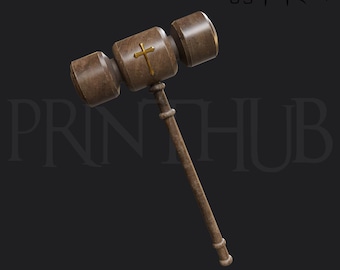 Martelletto - Hiromi Higuruma Jujutsu Kaisen S03 ispirato Cosplay STL