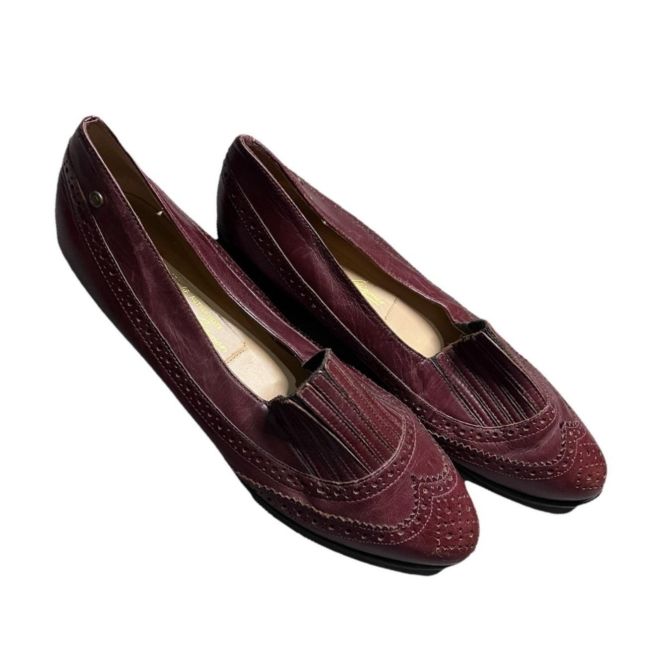 80s Vintage Stuart McGuire Oxblood/ Dark Burgundy Wingtip Tassel Loafers - 11 D Oxblood Shoes - Etsy main image 3