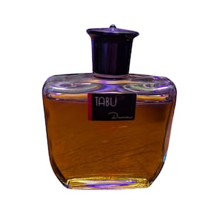 Vintage Tabu by Dana Eau de Cologne Splash Perfume Bottle 95% Full Large