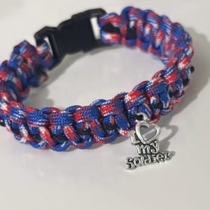 I love my soldier Paracord bracelet