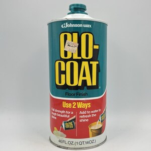 ヴィンテージ 46オンス グロコート ブリキ缶 SCジョンソン フロア