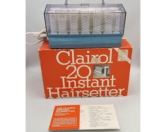 Clairol Kindness 20 Bigodini istantanei riscaldati Danimarca 1974 Senza clip Funziona