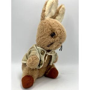 Vintage 11&quot; Peter Rabbit Plush Bunny Beatrix Potter Eden Toys Musical