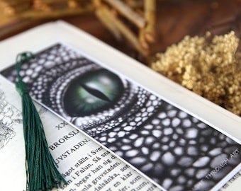 Dragon bookmark. Illustrated Bookmark/ Present for reader