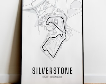 Circuit de Formule 1 de Silverstone, fichier numérique