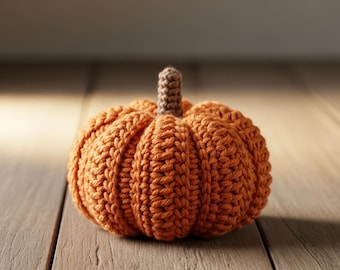 Mini Crochet Pumpkin Pattern | Easy Fall Amigurumi PDF | Beginner-Friendly Halloween