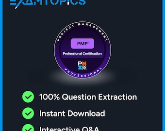 Project Management Institute (PMI) Project Management Professional PMP Exam | 1417 ExamTopics Actual Exam Questions (Digital Download)