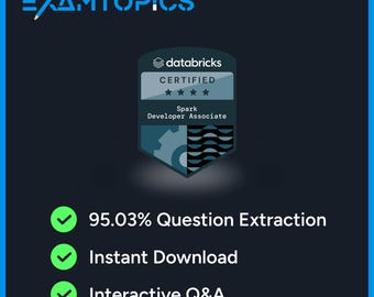 Databricks Certified Associate Developer voor Apache Spark-examen | 325 oefenvragen (digitale download)