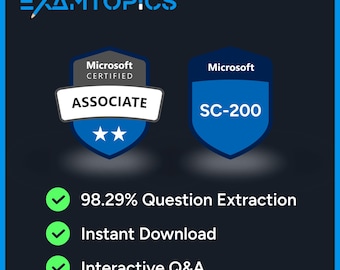 Microsoft Security Operations Analyst Associate SC-200 Exam | 403 ExamTopics Actual Exam Questions (Digital Download)