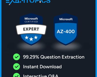 Microsoft Azure DevOps Engineer Expert AZ-400 試験 | 560 問の ExamTopics 実試験問題（デジタルダウンロード）