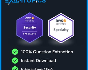 AWS Certified Security SCS-C02 Practice Questions (Digital Download)