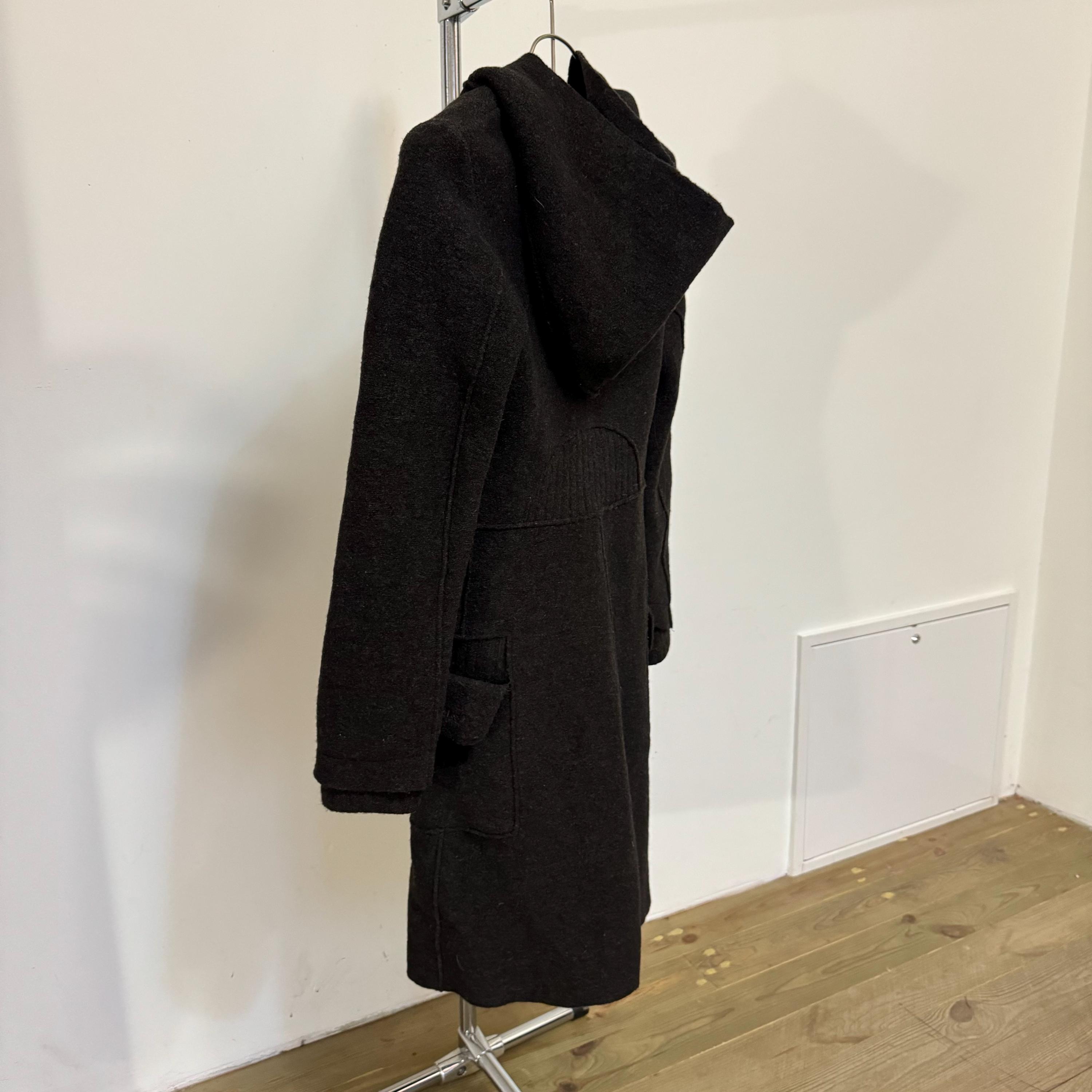 【美品】COP.COPINE ヨーロッパ製 90s フード付きウールコート BR Vintage Cop Copine Wool Coat With Hood – Dark Academia Gothic