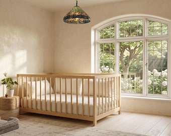 Camas Montessori para niños pequeños / Cunas para bebés Cama con protección adicional Cama infantil de tamaño completo Cama Montessori a ras de suelo con barandillas y puerta con cerradura para niños