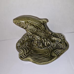 Irish Porcelain Bass Ashtray by Innisfree Potteries Republic of Ireland