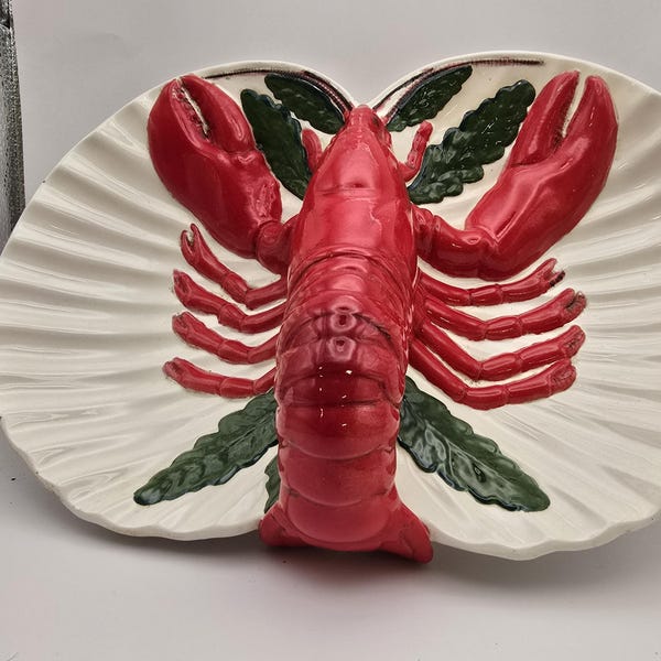 Lobster Sculpture On a Serving Bowl