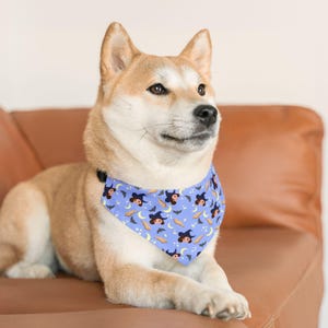 Cute Halloween Pet Bandana Collar | Dog Costume Accessory, Pet Apparel for Celebrations, Party, Halloween, Dog Lovers