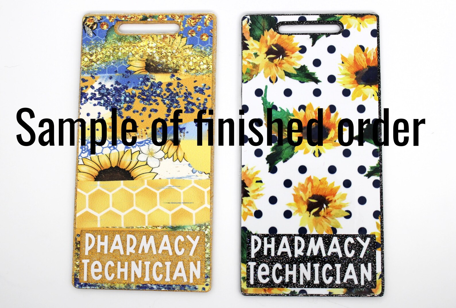 Lab Badge Buddy Blood Splatter Badge Buddy Customizable Etsy