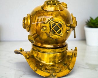 Personalized Diving Helmet - Scuba Diving Helmet - Commando Antique Diver helmet - Marine nautical vintage scuba diving helmet, Premium Gift