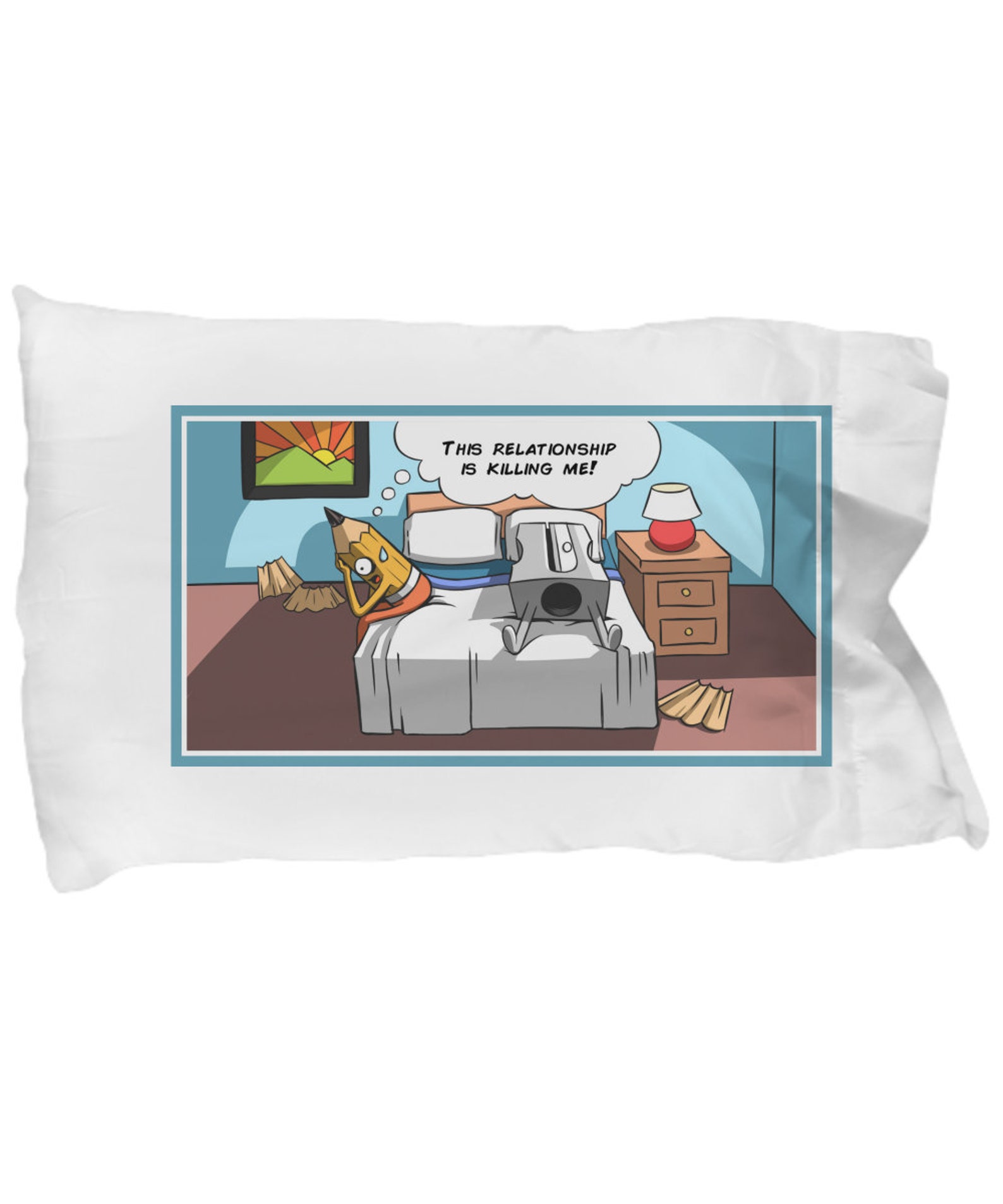 This Relationship is Killing Me Funny Pillowcase Great for Etsy