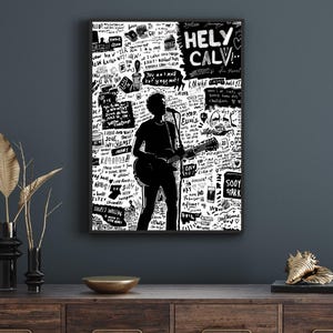 The 1975 Lyrics Wall Art Print: Fan Gift (Digital Download)