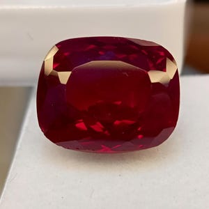 Flawless Red Ruby Cushion Cut 10-12 Ct Certified Loose Top Quality Gemstone For Jewelry Making and Fabulous Natural Ring JM155