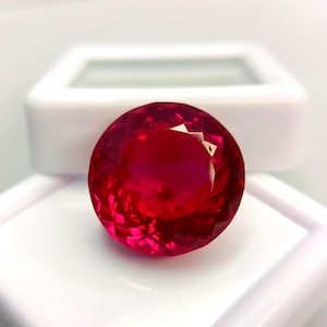 Mogok Round Cut Shape Top Quality Pink Ruby 17-19 Ct Gemstone Loose Luster Quality, Fashion For Real Jewelry & Ring Making KB656