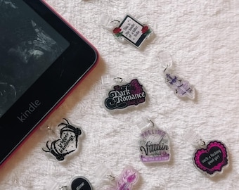 Dark Romance Kindle Dust Plug: Bookish Dust Plug Charm