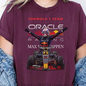 F1 Max Verstappen T-Shirt, Red Bull F1 Shirt, Formula 1 Merch & Gift, Formula1 Tee