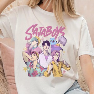 Kpop Saja Boys TShirt,Demon Hunters Merch, Kpop Huntrix shirt, Fan Gifts, Graphic Tee