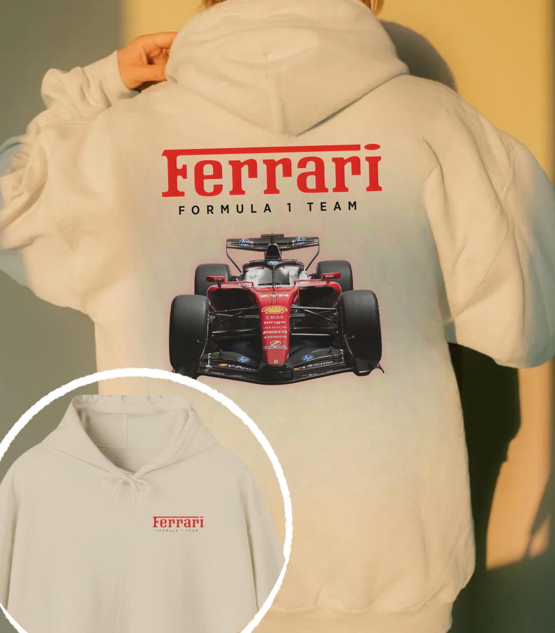 Ferrari F1 2026 Hoodie Charles Leclerc & Lewis Hamilton Formula 1 Fan ...