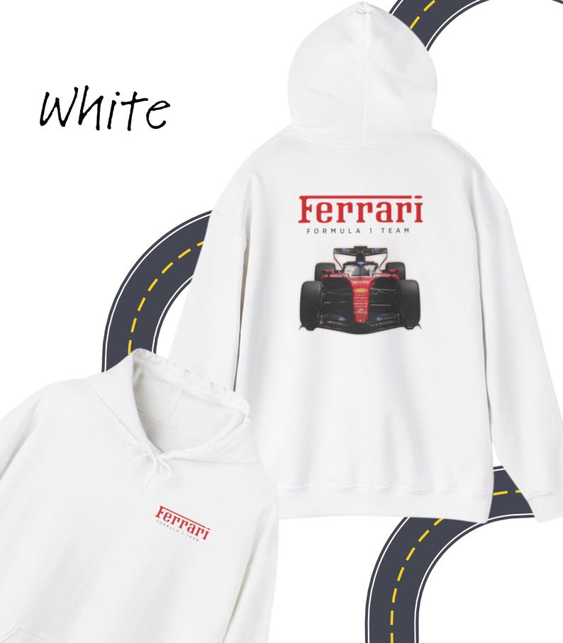 Ferrari F1 2026 Hoodie Charles Leclerc & Lewis Hamilton Formula 1 Fan ...
