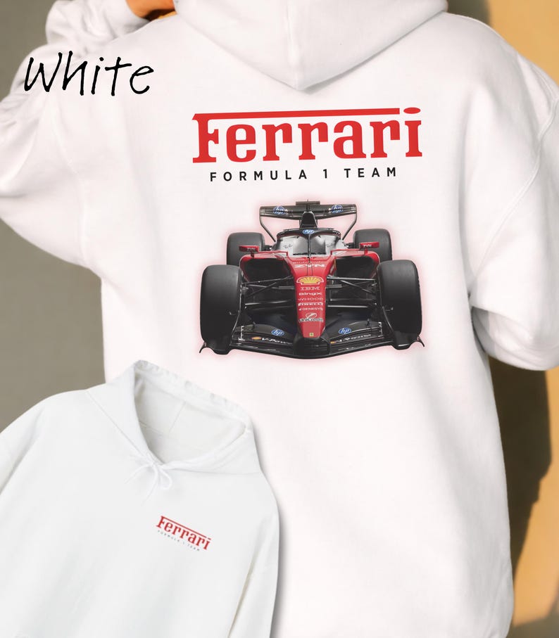 Ferrari F1 2026 Hoodie Charles Leclerc & Lewis Hamilton Formula 1 Fan ...