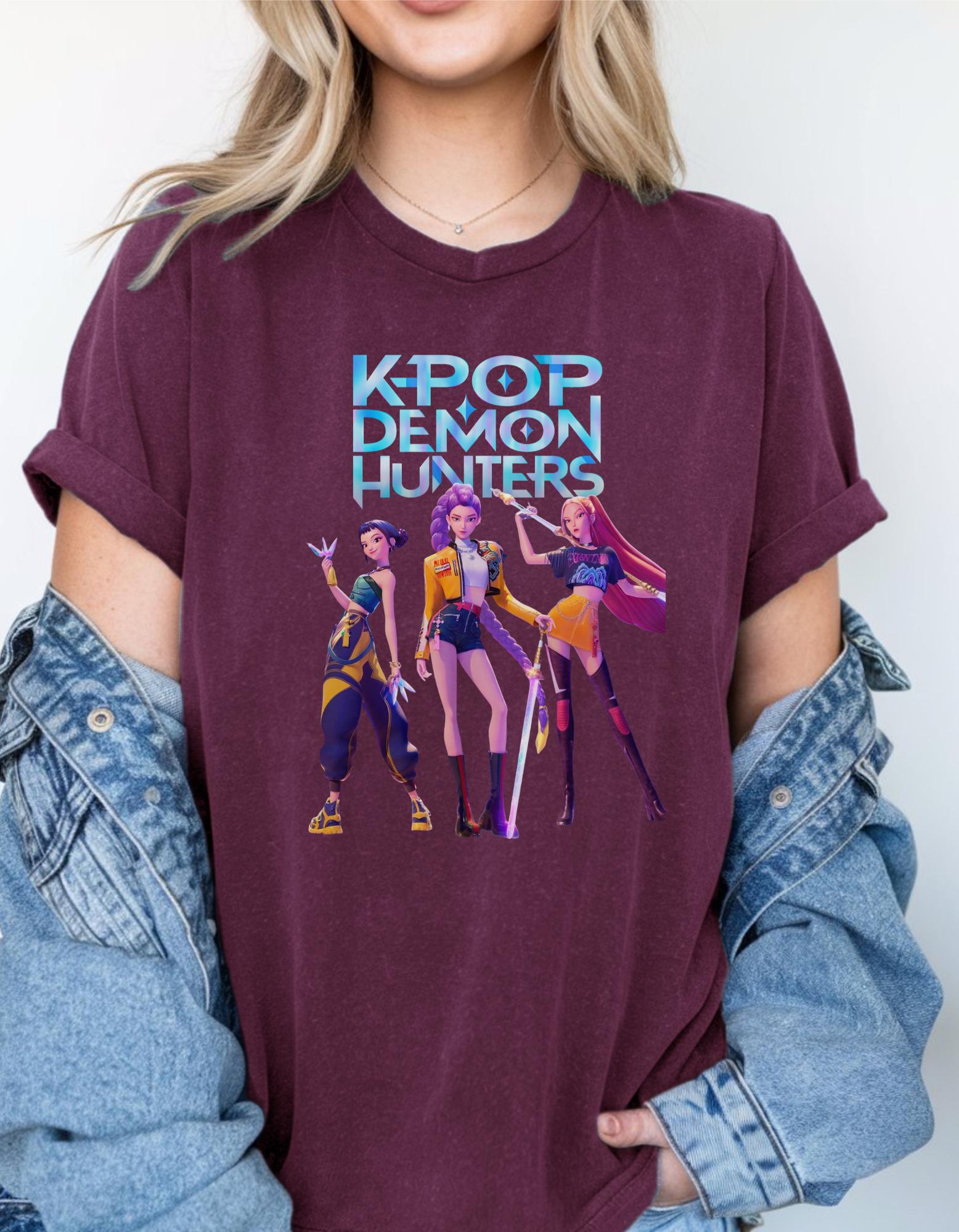 Netflix10周年　会場限定Tシャツ　デーモンハンターズ　ハントリックス Netflix10周年 会場限定Tシャツ デーモンハンターズ ハン