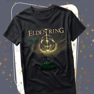 Elden Ring Shirt Elden Ring Art Tee Gamer Shirt Gaming Gift Soulsborne Shirt Elden Ring Cosplay Shirts Bloodborne Shirt Elden Ring merch