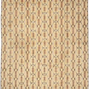 Beige Braun Grün Skandinavisches Design Hochwertiger handgewebter flachgewebter Kelim Moderner Boho Geometrischer Teppich, Anpassen in Jeder Größe