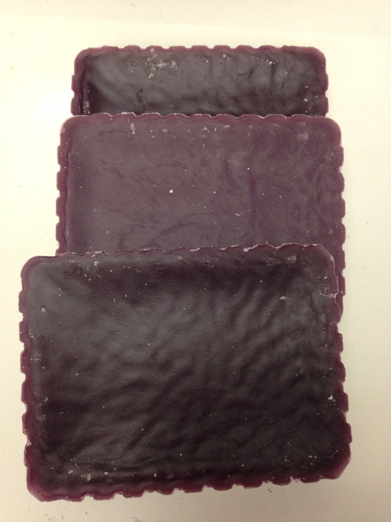 Recycled candle wax block