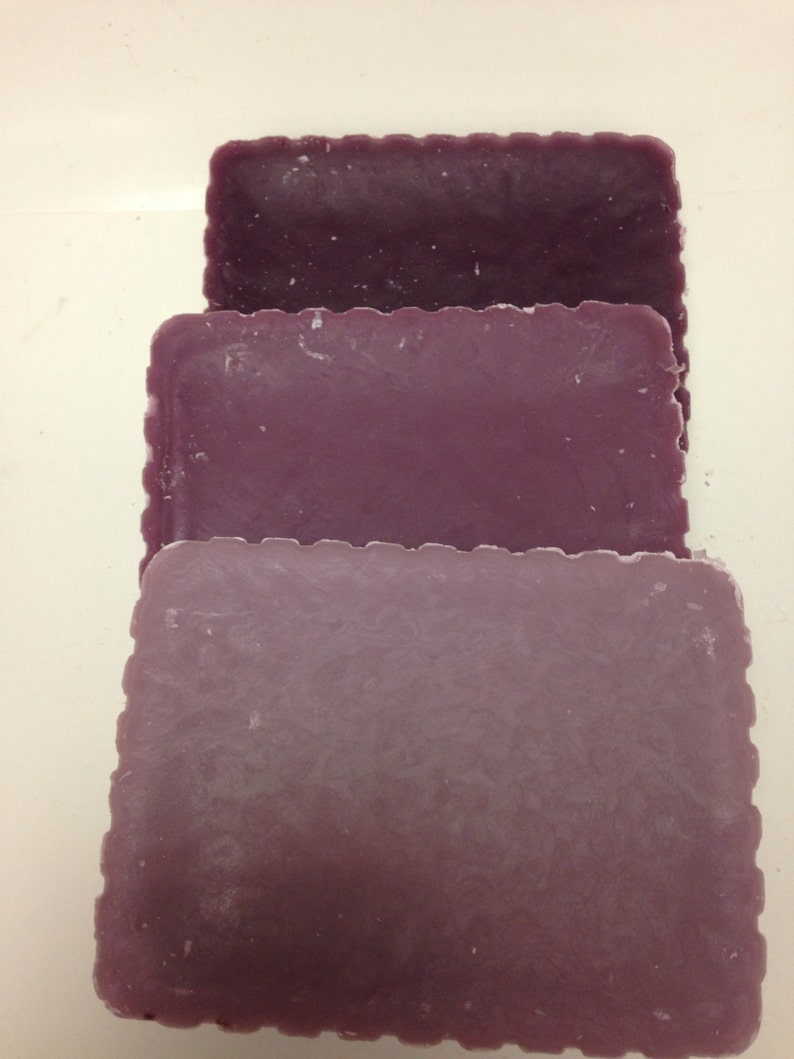Recycled candle wax block