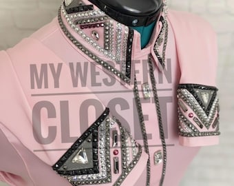 Western Custom Rodeo Queen,Horsemanship & Hunting Show Shirt | Showmanship Women 's Rail shirt