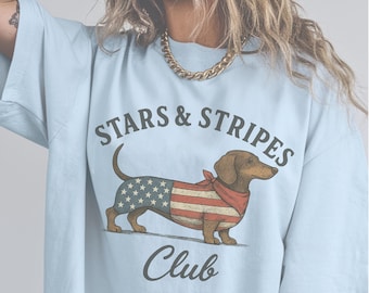 Daschund Shirt Weiner Dog Daschund Dachshund Shirt Dachshund Clothes Daschund Gifts Wiener Dog Gifts Dachshund Tshirt Hot Dog Shirt America