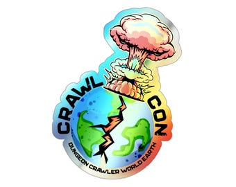 Crawl Con, Dungeon Crawler Carl holografiskt klistermärke
