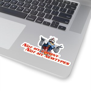 Sticker vinyle Gundam « Not My Colony » image 3