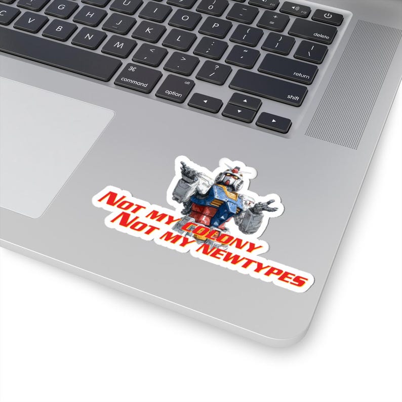 Sticker vinyle Gundam « Not My Colony » image 3