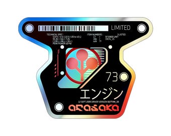 CyberPunk Arasaka v2 Holographic Sticker