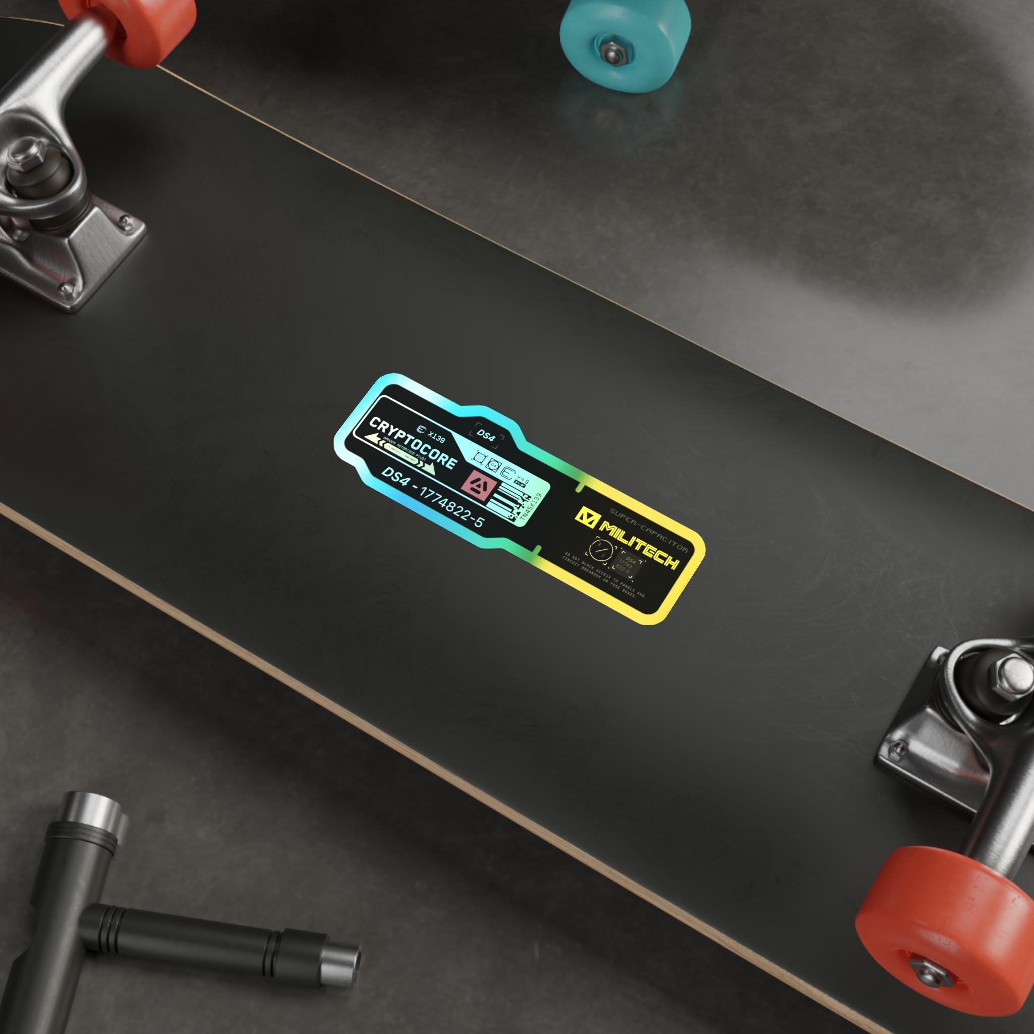 Militech Sticker Cyberpunk Militech Holographic Sticker - Etsy