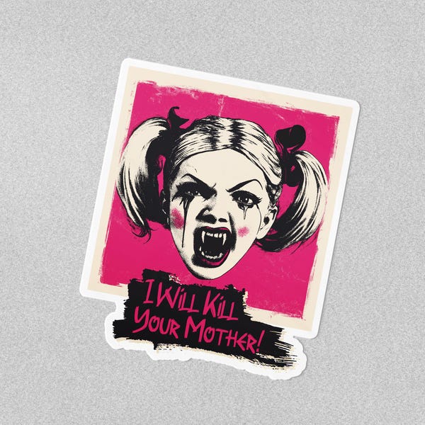 Samantha, Carl, Dungeon Crawler Carl Vinyl Sticker