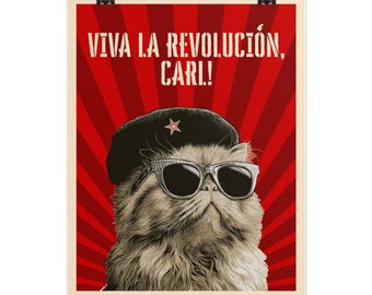 Viva La Revolucion, Carl! Wall Art, Dungeon Crawler Carl Poster