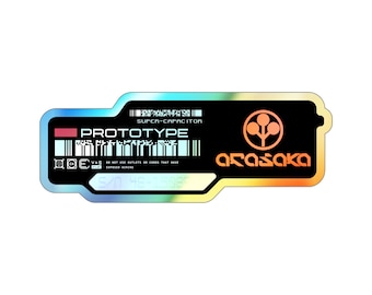 Sticker holographique CyberPunk Arasaka