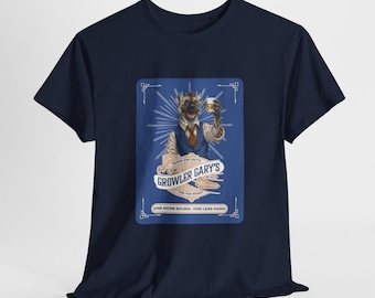 Camiseta unisex Growler Gary Left Hand Whiskey Dungeon Crawler Carl