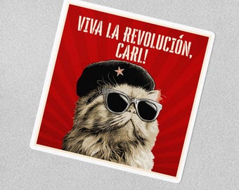 Donut Viva La Revolucion, Carl, Dungeon Crawler Carl Vinyl Sticker